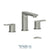 Tenzo DE13-W Delano 8" Lavatory Faucet With Drain