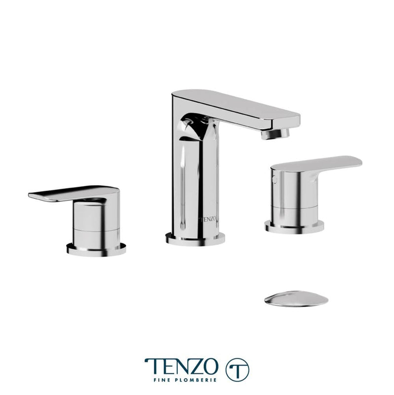 Tenzo DE13-W Delano 8" Lavatory Faucet With Drain