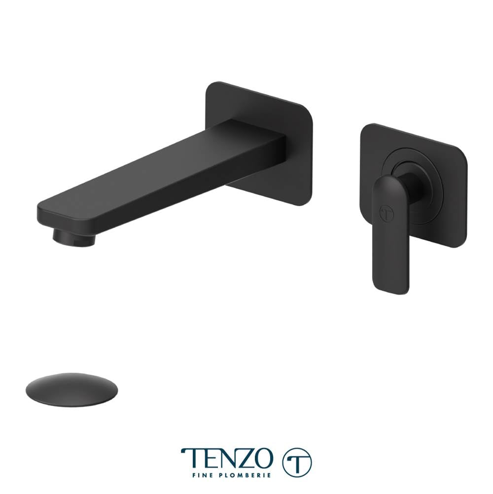 Tenzo DE14-P Wall Mount Lavatory Faucet Delano With Drain