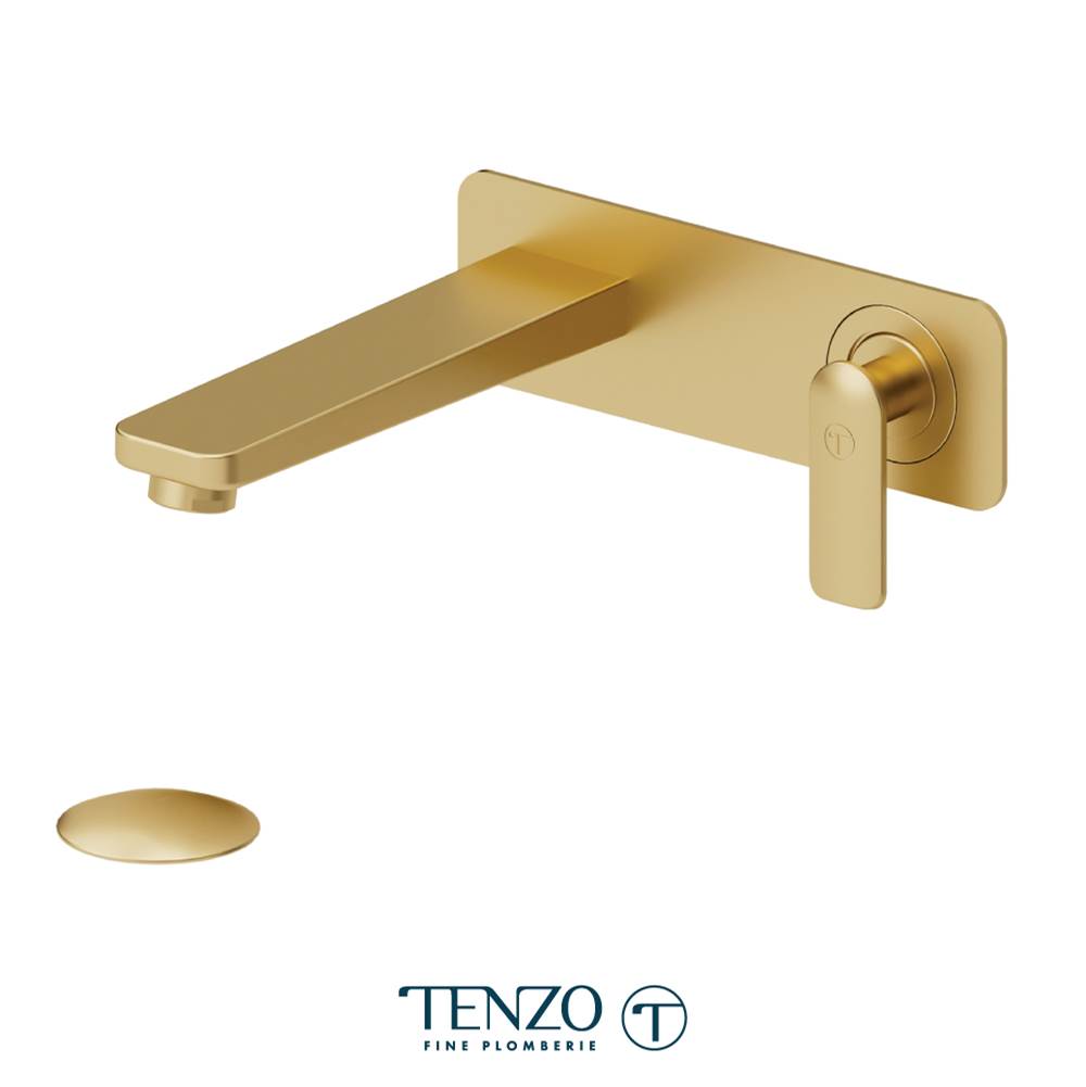 Tenzo DE15-P Wall Mount Lavatory Faucet Delano With Drain - Parent