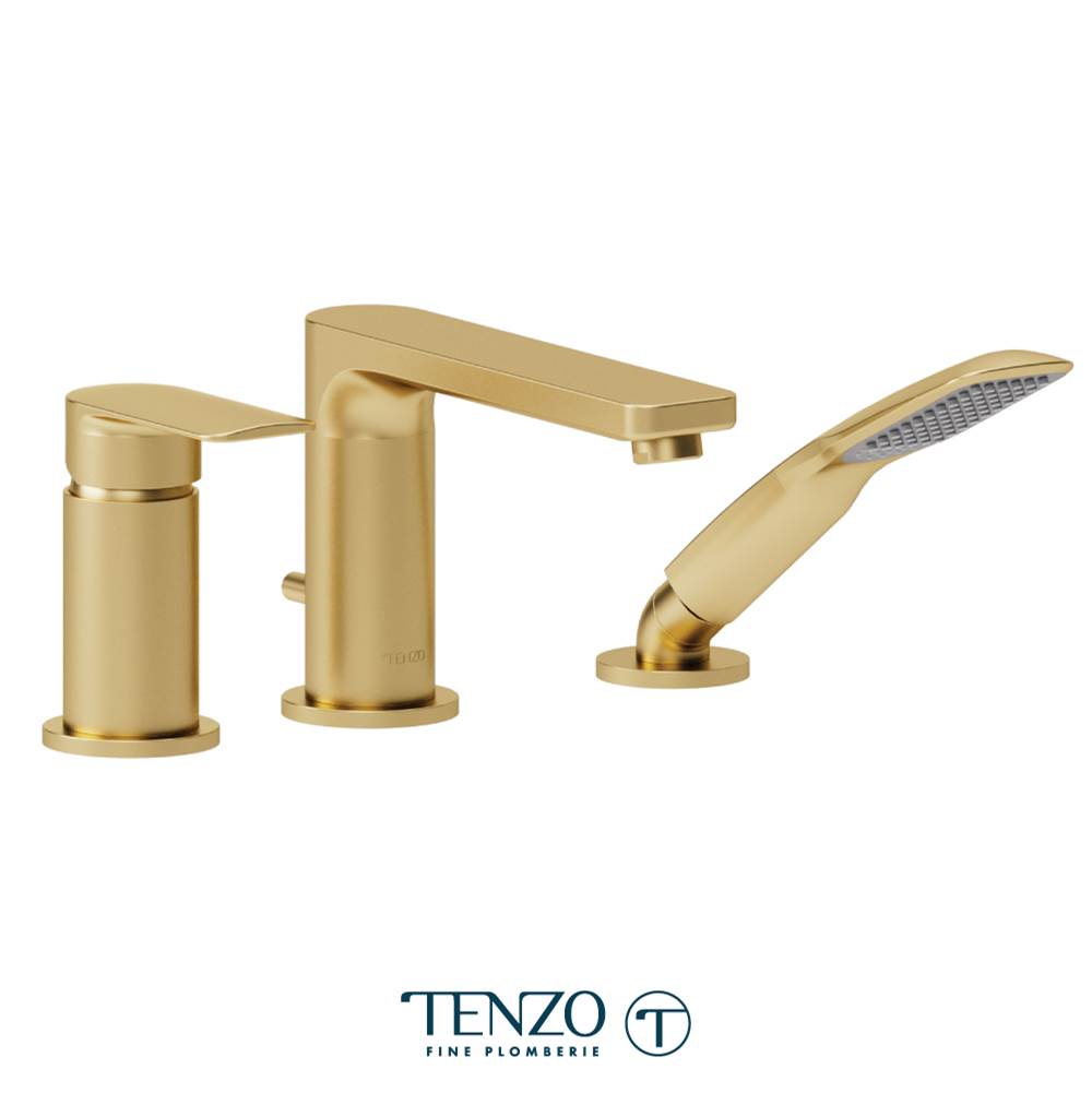 Tenzo DE35 Deck Mount 3 Pcs Tub Filler