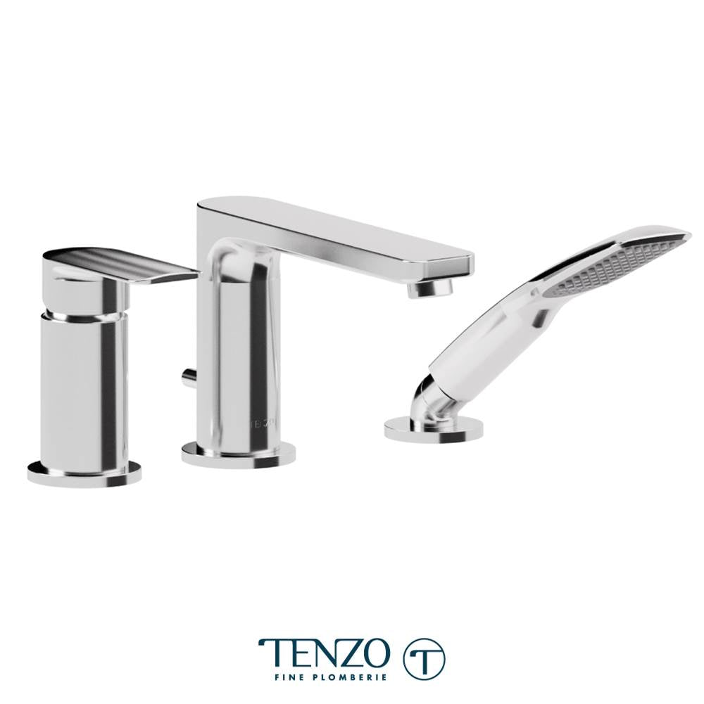 Tenzo DE35 Deck Mount 3 Pcs Tub Filler