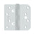 Deltana DE44058TT 4 x 4 x 5/8 x SQ Hinge