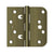 Deltana DE44058TT 4 x 4 x 5/8 x SQ Hinge
