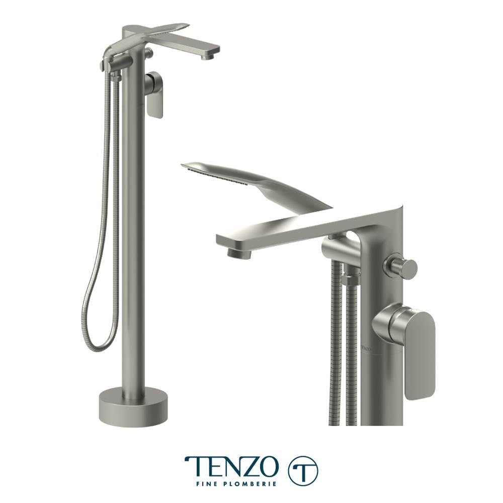 Tenzo DE52 Delano Floor Mount 3 Pcs Tub Filler
