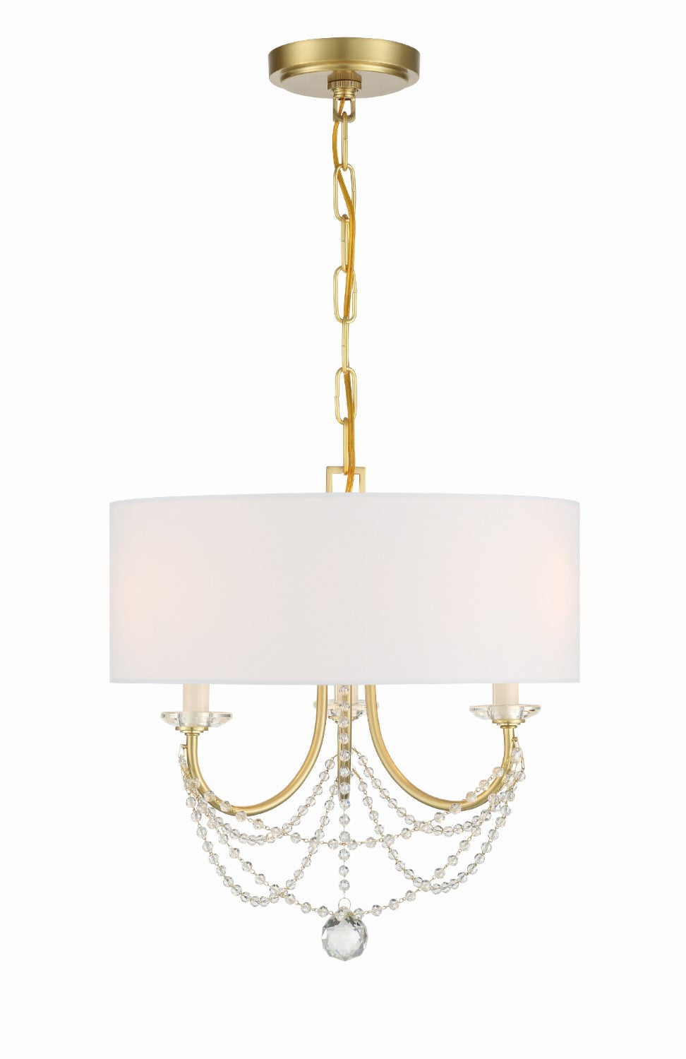 Crystorama DEL-90803 Delilah 3 Light Mini Chandelier - Parent
