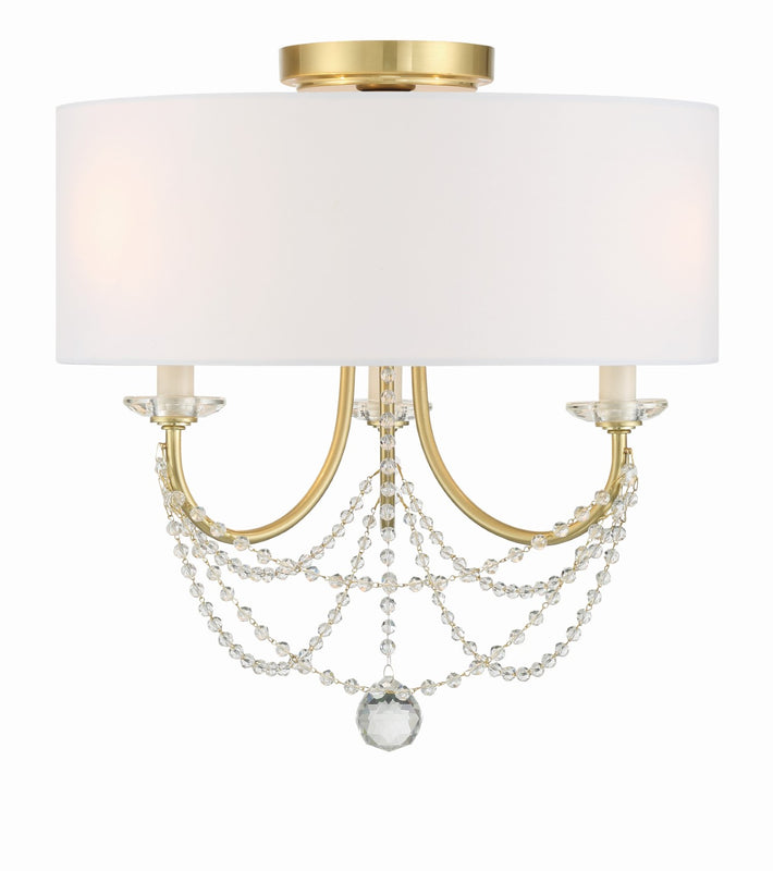 Crystorama DEL-90803_CEILING Delilah 3 Light Ceiling Mount - Parent