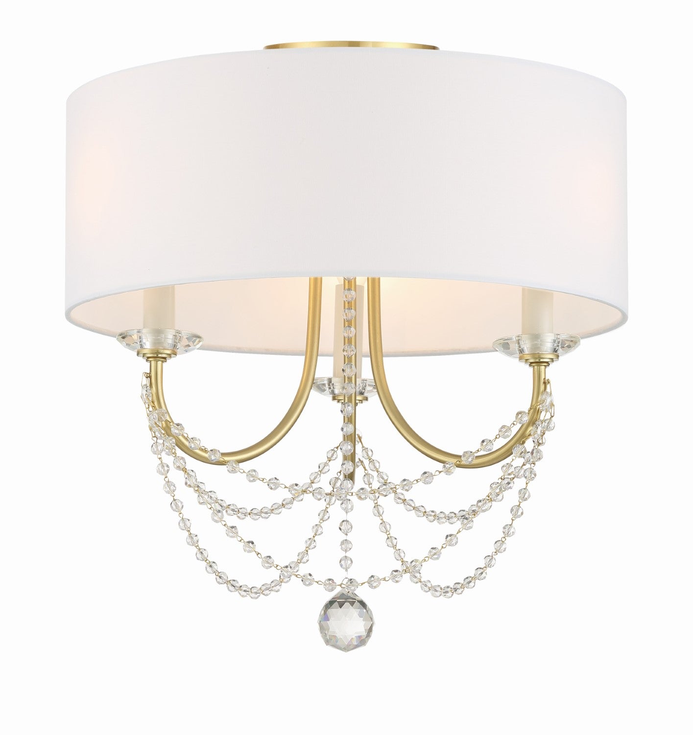Crystorama DEL-90803_CEILING Delilah 3 Light Ceiling Mount - Parent