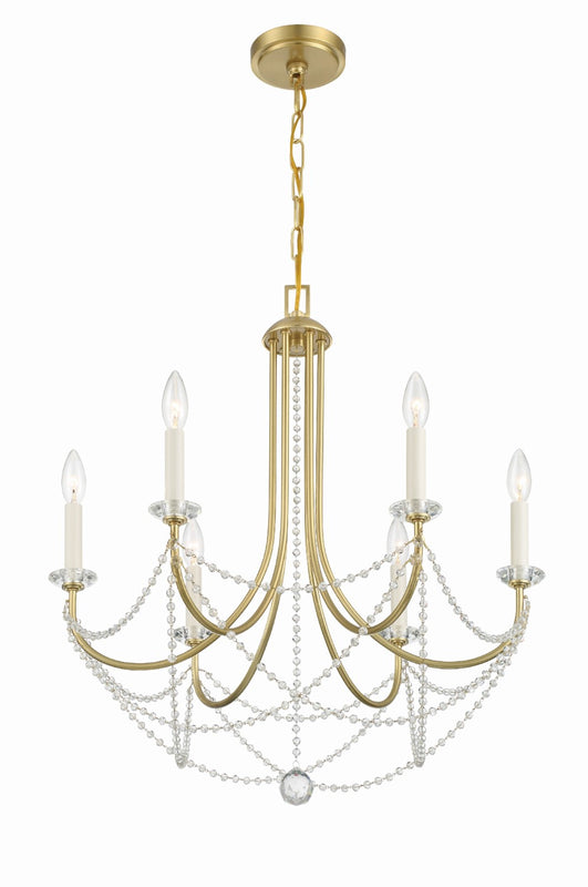 Crystorama DEL-90806 Delilah 6 Light Chandelier - Parent