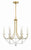 Crystorama DEL-90806 Delilah 6 Light Chandelier - Parent