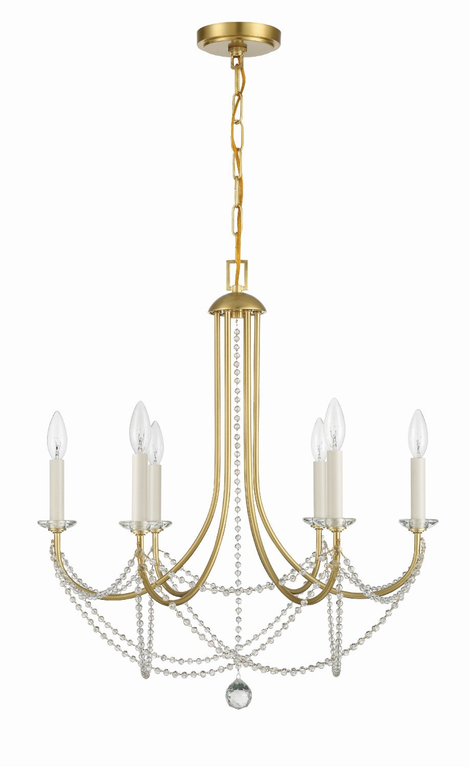 Crystorama DEL-90806 Delilah 6 Light Chandelier - Parent