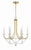 Crystorama DEL-90806 Delilah 6 Light Chandelier - Parent