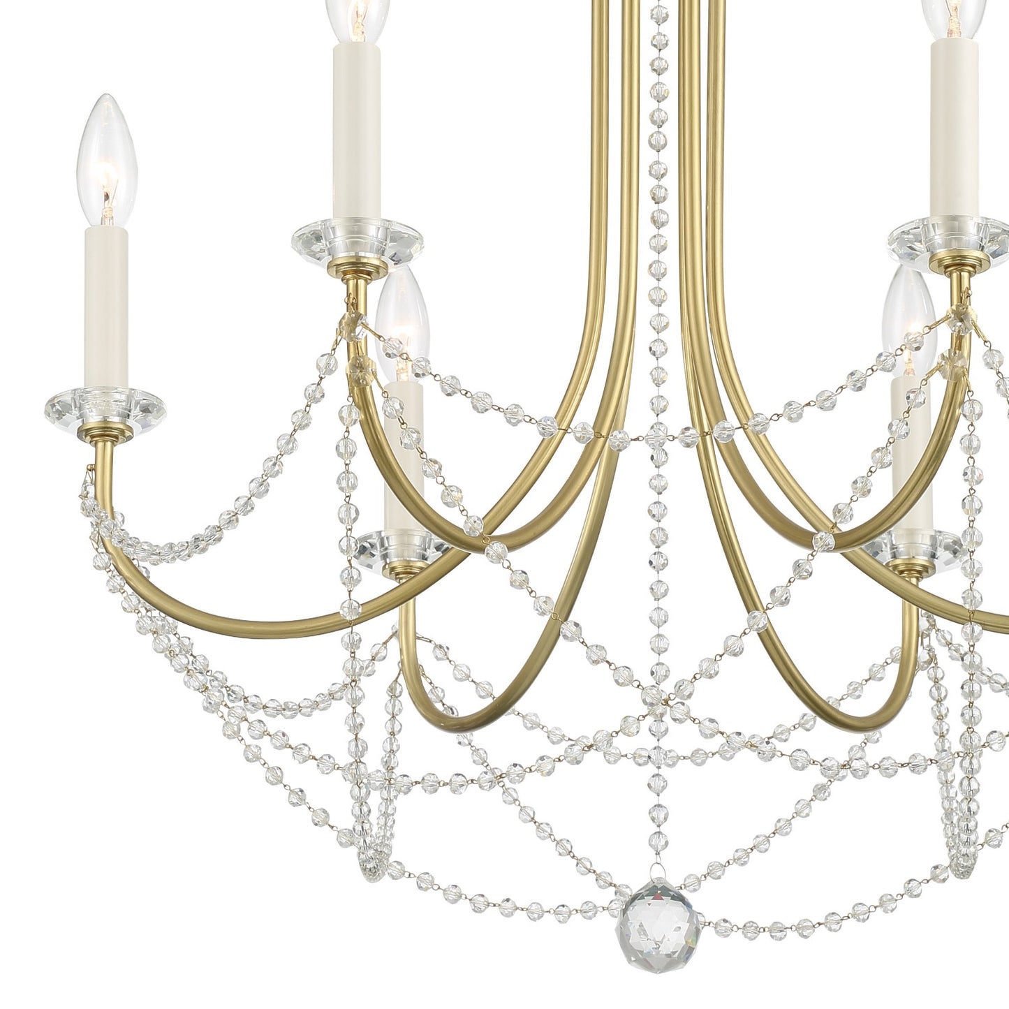 Crystorama DEL-90806 Delilah 6 Light Chandelier - Parent