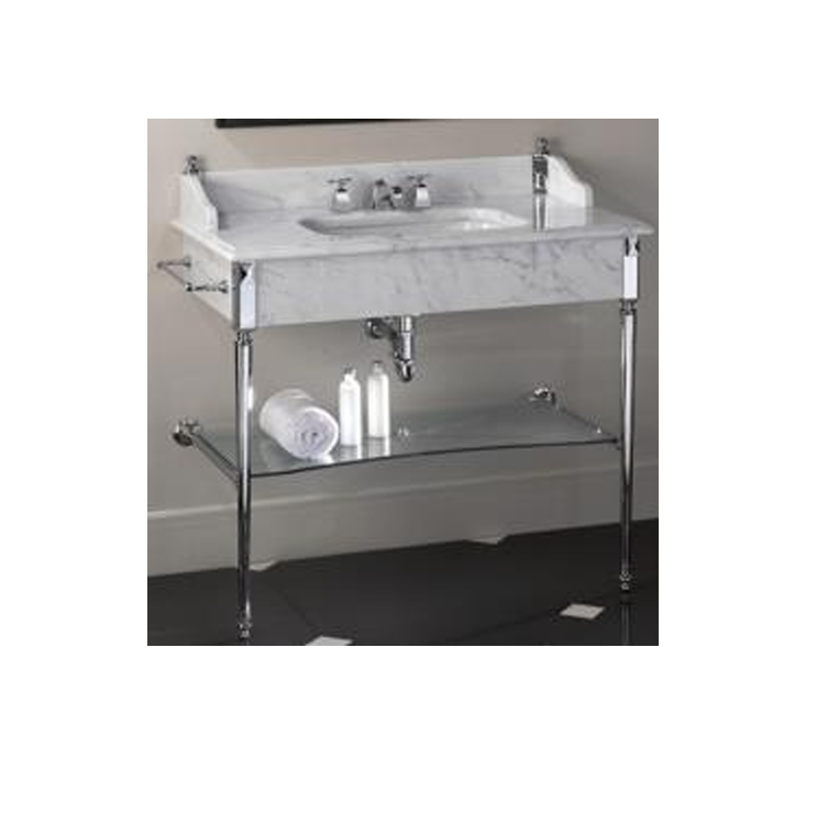 Devon & Devon DEMADISONBINK Console with top in bianco carrara marble