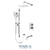Tenzo DEPB33-501145 Delano T-Box Kit 3 Functions Pressure Balance - Parent