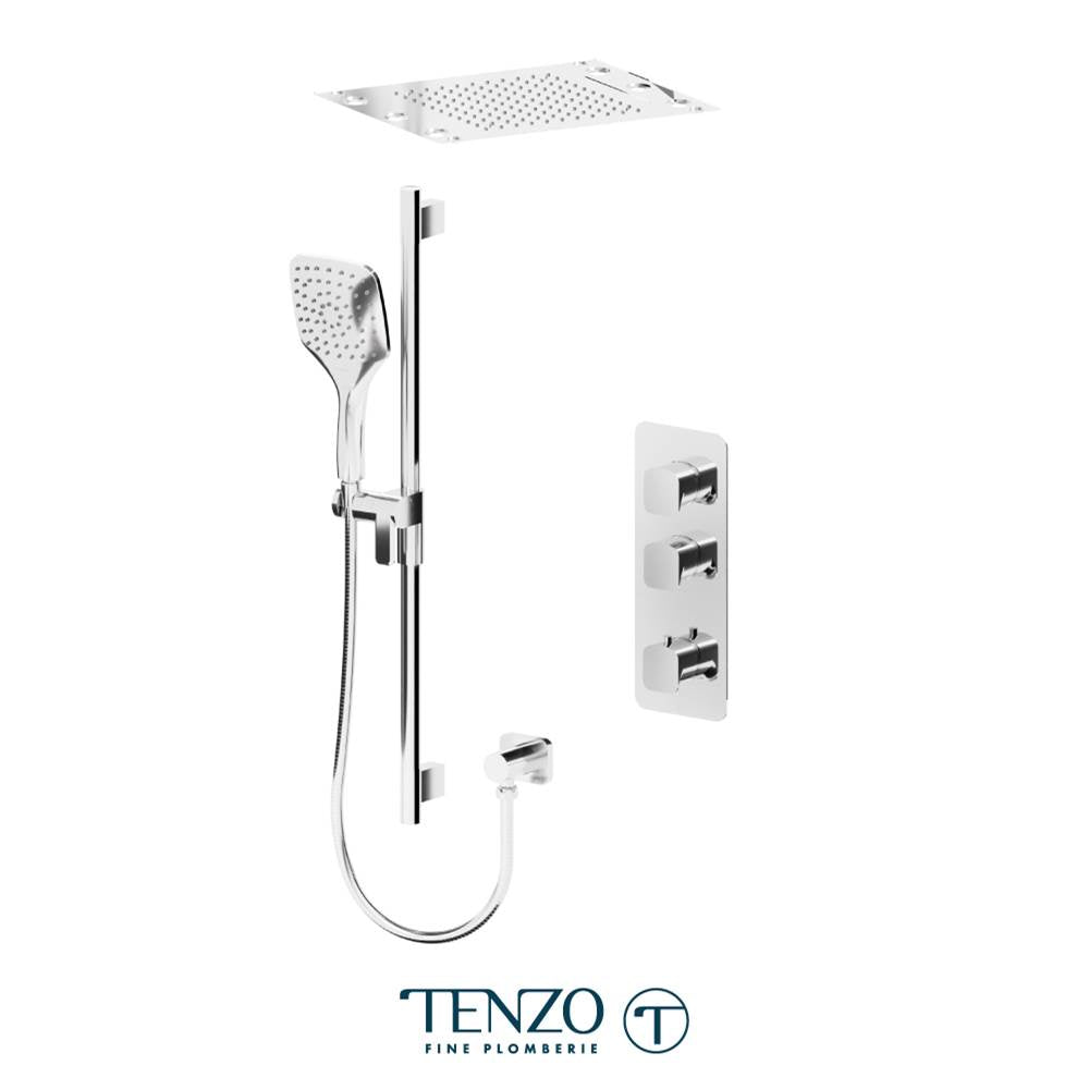 Tenzo DET42-22143-CR Delano Extenza Kit 2 Functions Thermo Chrome Finish