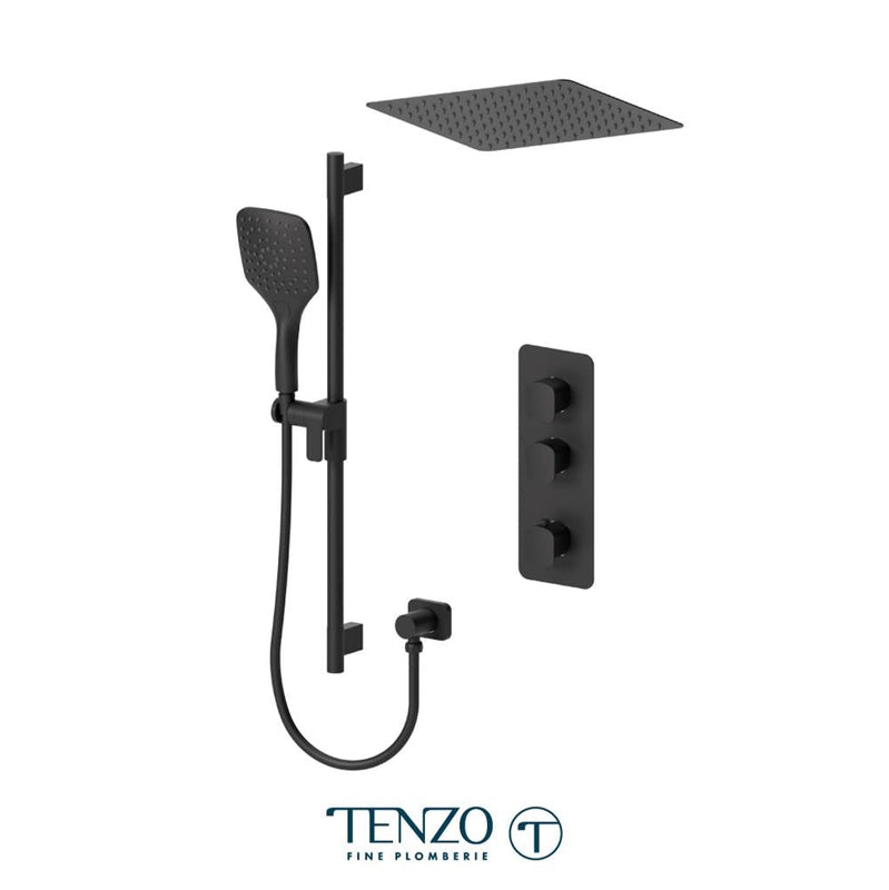 Tenzo DET42-23166-MB Delano Extenza Kit 2 Functions Thermo Matte Black Finish