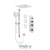 Tenzo DET43-601658 Delano Extenza Kit 3 Functions Thermo