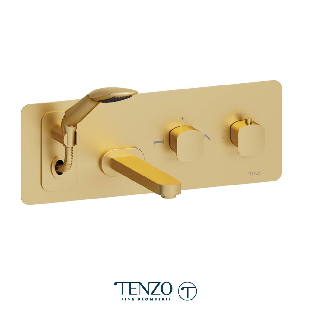 Tenzo DET73 Wall Mount Tub Faucet With Retractable Hose - Parent