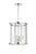 Crystorama DEV-B8004-PN Libby Langdon for Crystorama Devon 4 Light Lantern - Polished Nickel