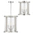 Crystorama DEV-B8004-PN Libby Langdon for Crystorama Devon 4 Light Lantern - Polished Nickel