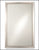 GlassCrafters 19.125W x 30.125H Trinity Decorative Framed Mirror, Beveled, Brushed Bronze