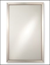 Load image into Gallery viewer, GlassCrafters 19.125W x 30.125H Trinity Decorative Framed Mirror, Flat, Polished Nickel