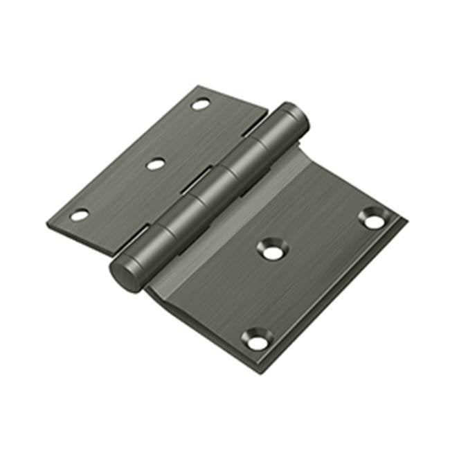 Deltana DHS3035 3 x 3-1/2 Half Surface Hinge