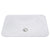 Nantucket Sinks DI-2114-R 21 Inch Rectangular Drop-In Ceramic Vanity Sink DI-2114-R