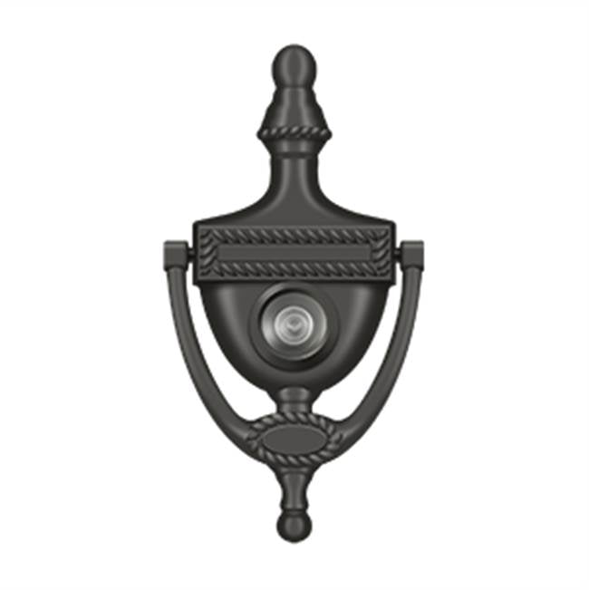 Deltana DKV6R Door Knocker-Viewer, Victorian Rope