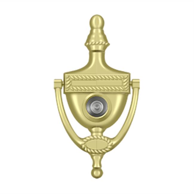 Deltana DKV6R Door Knocker-Viewer, Victorian Rope