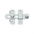Deltana DL35 Drop Latch 3-1/2