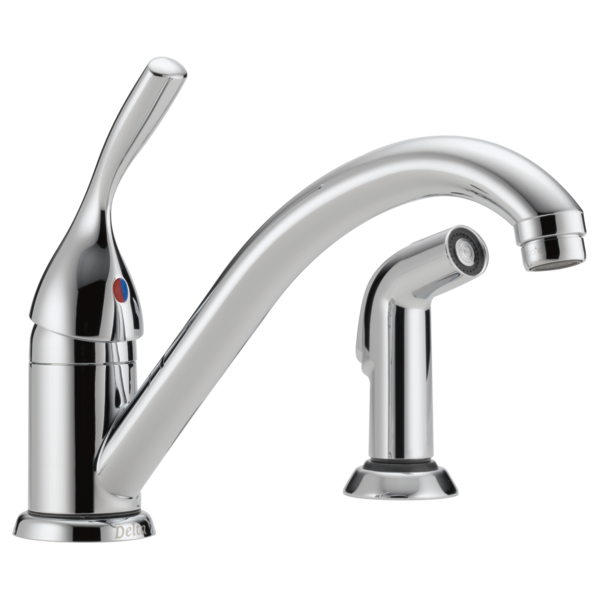 Delta 175-DST Single Handle Kitchen Faucet with Spray