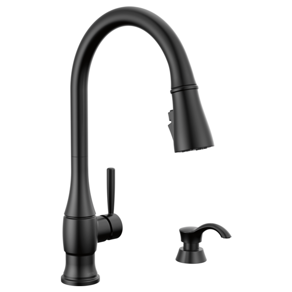 Delta 19831Z-SD-DST Single Handle Pull-Down Kitchen Faucet with Soap Dispenser and Shield Spray Technology - Parent