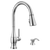 Delta 19831Z-SD-DST Single Handle Pull-Down Kitchen Faucet with Soap Dispenser and Shield Spray Technology