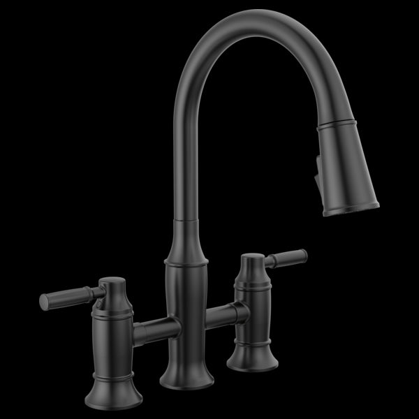 Delta 2384L-DST Two Handle Pull-Down Bridge Kitchen Faucet - Parent