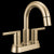 Delta 25749LF-PD Two Handle Centerset Pull-Down Bathroom Faucet