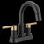 Delta 25749LF-PD Two Handle Centerset Pull-Down Bathroom Faucet