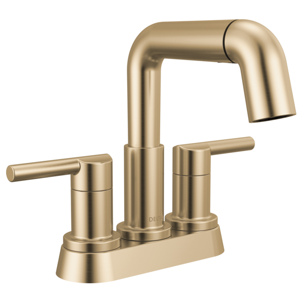 Delta 25849LF-PD Two Handle Centerset Pull-Down Bathroom Faucet