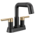 Delta 25849LF-PD Two Handle Centerset Pull-Down Bathroom Faucet