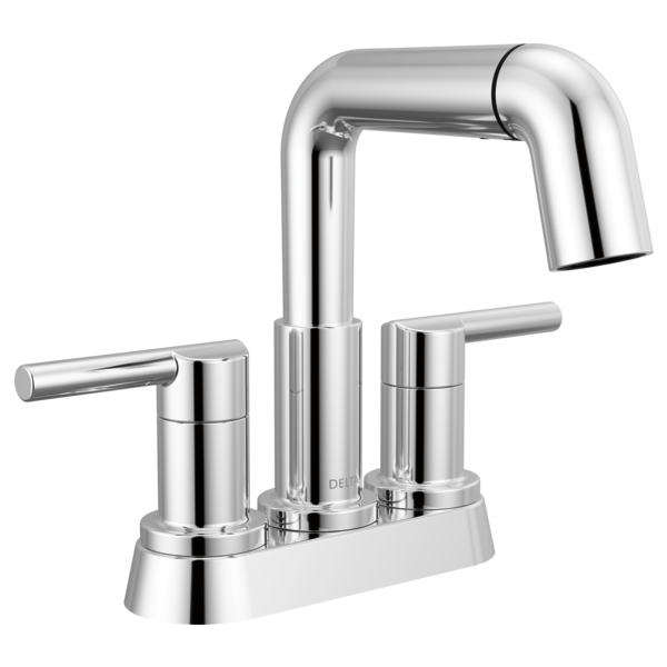 Delta 25849LF-PD Two Handle Centerset Pull-Down Bathroom Faucet