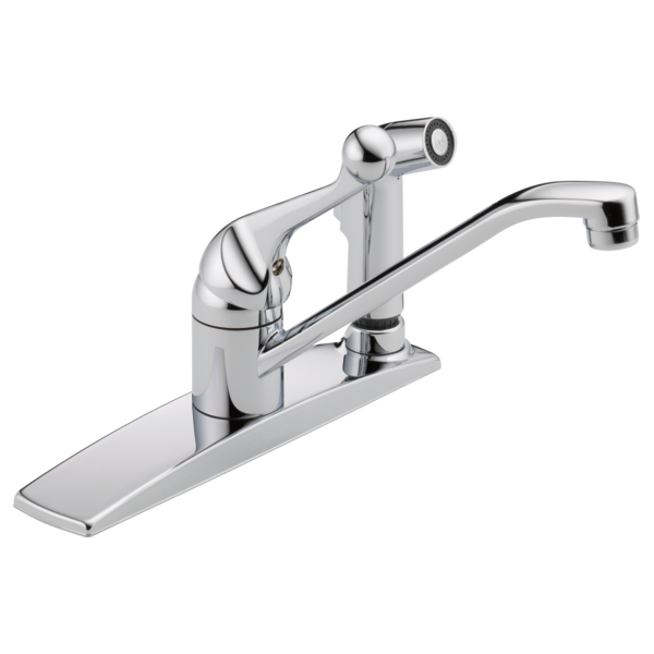 Delta 300LF-WF Single Handle Kitchen Faucet with Integral Spray