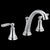 Delta 3532LF-MPU Two Handle Widespread Bathroom Faucet