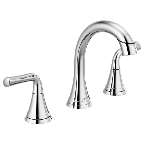Delta 3533LF-PDMPU Two Handle Widespread Pull-Down Bathroom Faucet