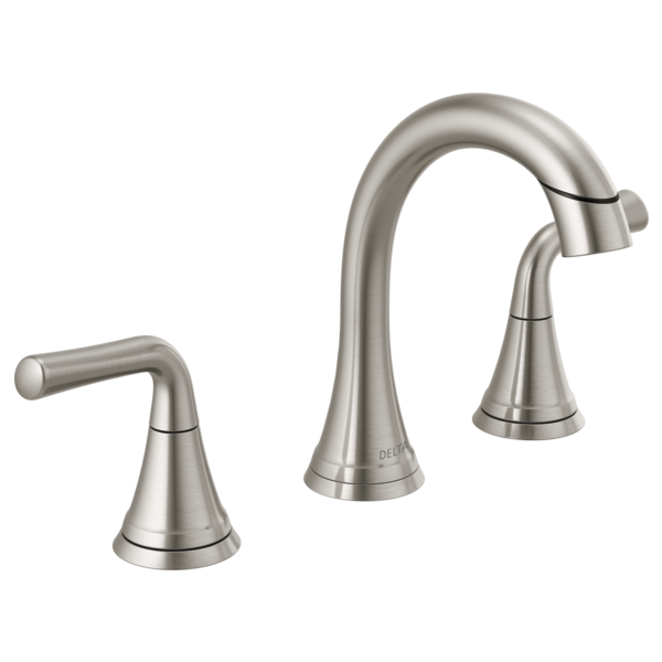 Delta 3533LF-PDMPU Two Handle Widespread Pull-Down Bathroom Faucet