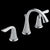 Delta 3538-MPU-DST Two Handle Widespread Bathroom Faucet