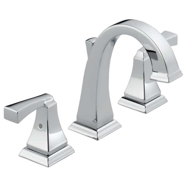 Delta 3551-MPU-DST Two Handle Widespread Bathroom Faucet