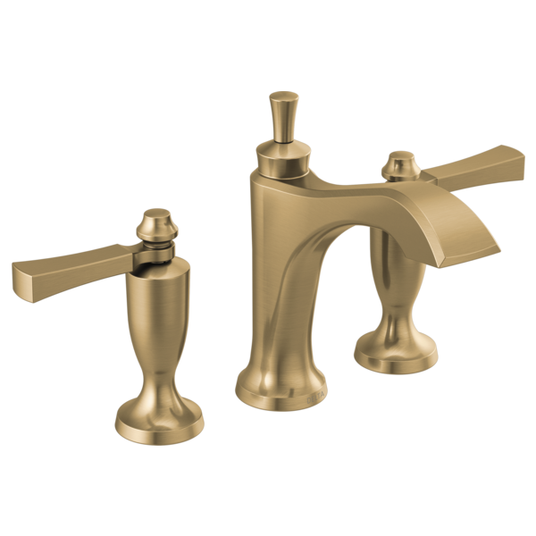Delta 3556-MPU-DST Two Handle Widespread Bathroom Faucet
