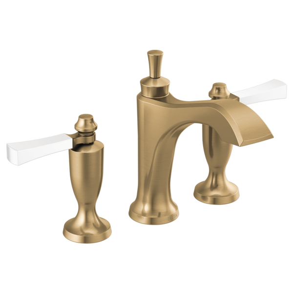 Delta 3556-MPU-DST Two Handle Widespread Bathroom Faucet