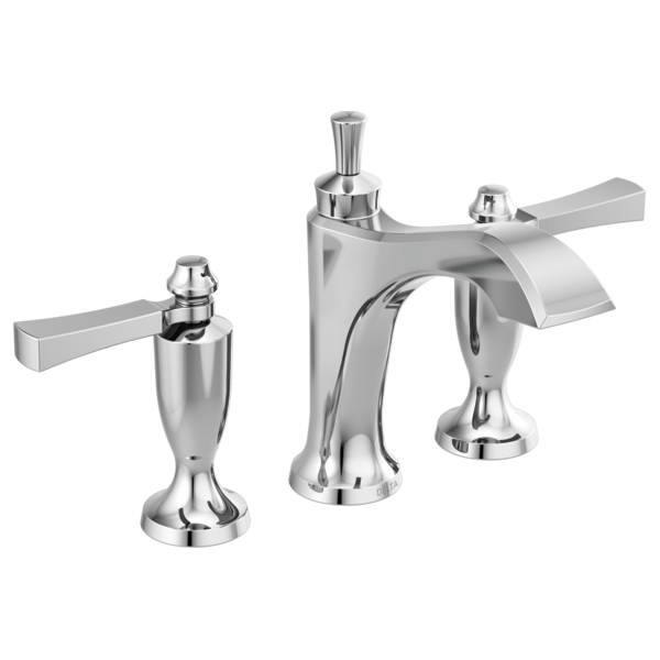 Delta 3556-MPU-DST Two Handle Widespread Bathroom Faucet